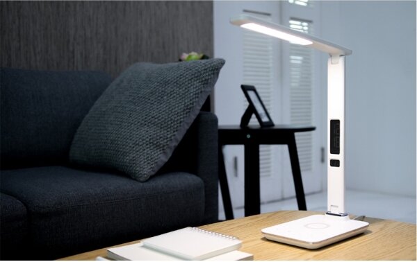 Lampă LED dimabilă cu încărcare fără fir KINGFISHER LED/8,5W/230V alb Immax 08966L