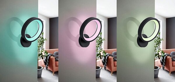 Eglo 99028 - Aplica de perete LED RGB dimabilă MARGHERA-C LED/16W/230V