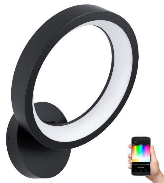 Eglo 99028 - Aplica de perete LED RGB dimabilă MARGHERA-C LED/16W/230V