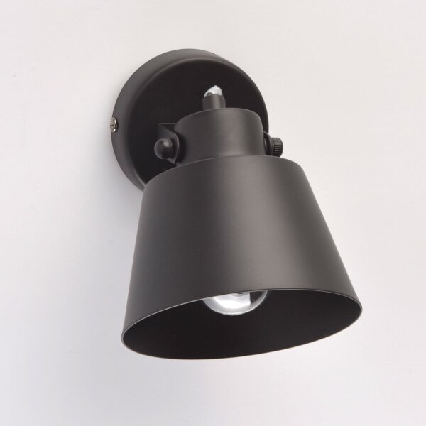 Spot de perete Brilagi TECHNO 1xE27/60W/230V negru