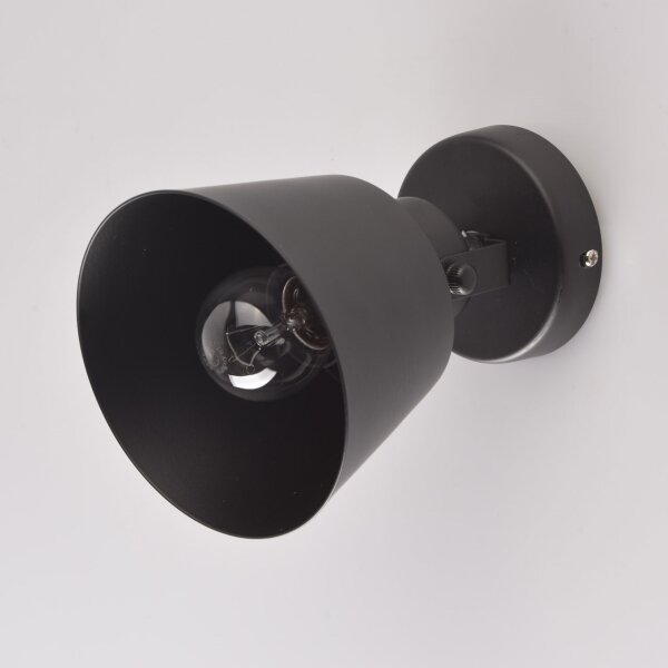 Spot de perete Brilagi TECHNO 1xE27/60W/230V negru