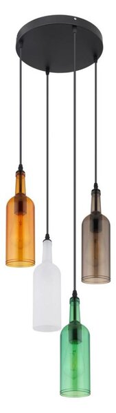 Lustră pe cablu Globo 28048-4H LEVITO 4xE27/8W/230V