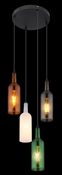 Lustră pe cablu Globo 28048-4H LEVITO 4xE27/8W/230V