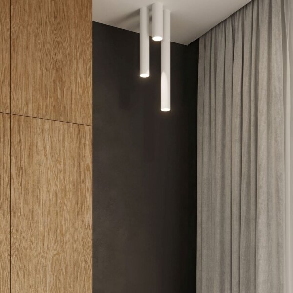 Spot LAGOS 1xGU10/40W/230V 10 cm alb Sollux SL.0996