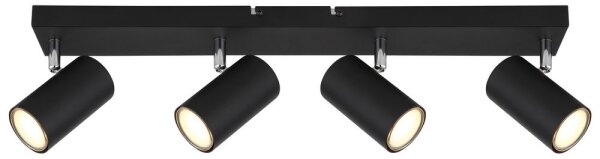 Spot ROBBY 4xGU10/35W/230V negru Globo 57911-4B