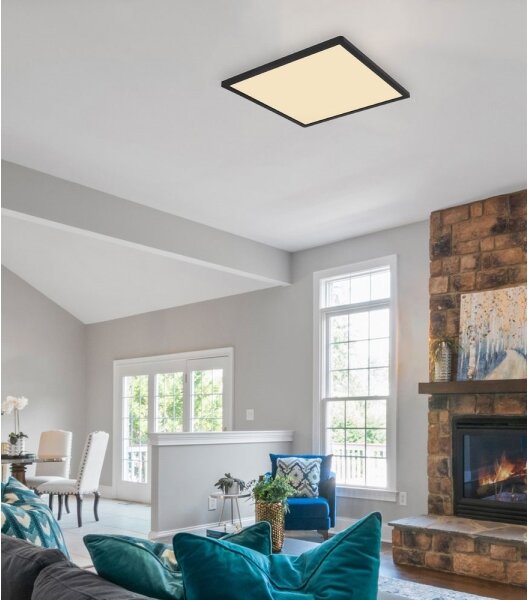 Globo 41563-24B - LED plafonieră baie SAPANA LED/24W/230V IP44 negru