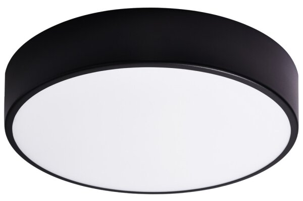 Plafonieră pentru baie CLEO 2xE27/24W/230V d. 40 cm neagră IP54