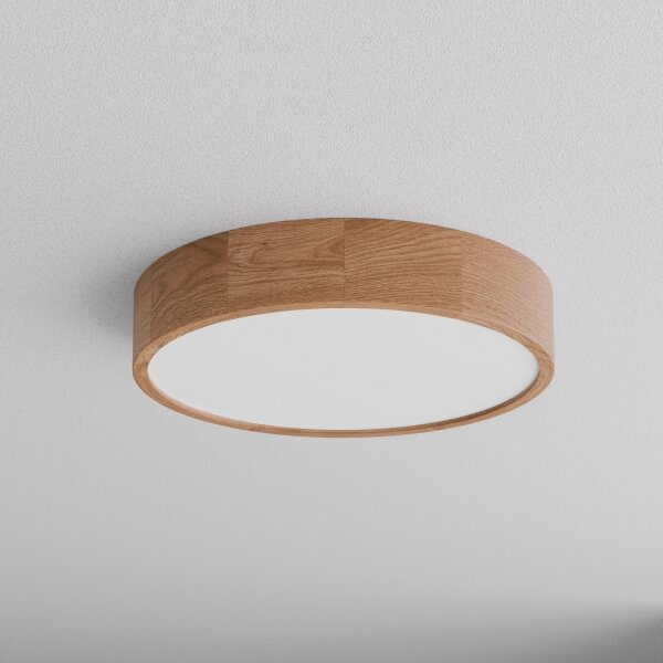 Plafonieră pentru baie CLEO 4xE27/24W/230V IP54 d. 47,5 cm stejar