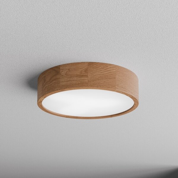 Plafonieră pentru baie CLEO 3xE27/24W/230V IP54 d. 37,5 cm stejar