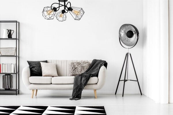 Lustră aplicată DIAMENT 3xE27/60W/230V