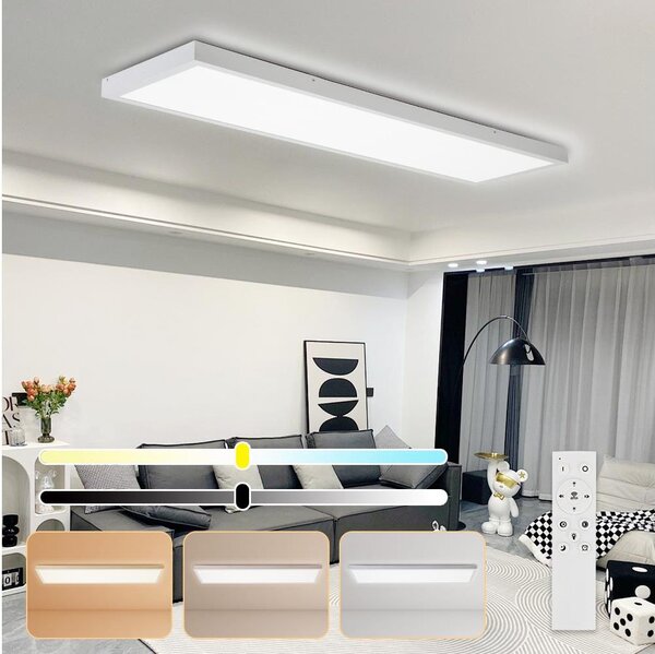 Brilagi-LED Corp de iluminat LED reglabil pentru baie FRAME SMART LED/50W/230V IP44 alb + telecomandă