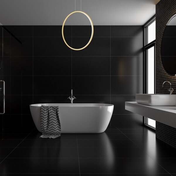 Lustr LED SATURNO 46W, 80 cm, IP44, auriu, cu cablu