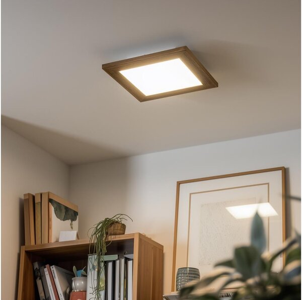 Eglo - Panou LED SALOBRENA 2, 16W, 230V, maro, dimabil