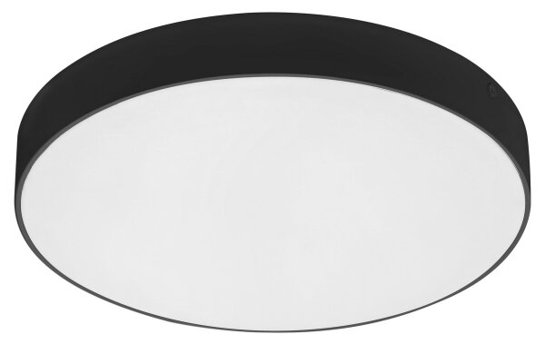 Rabalux Corp de iluminat LED de tavan pentru baie, 24W/230V, 2800/4000/6000K, IP44, negru