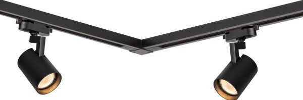 Spot în sistem pe șină VOLF 4xGU10/10W/230V negru