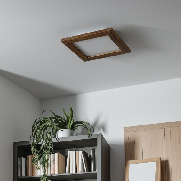 Eglo - Panou LED SALOBRENA 2, 16W, 230V, maro, dimabil
