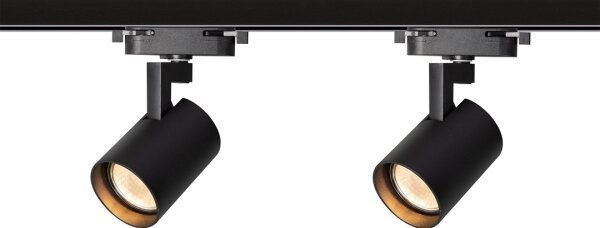 Spot în sistem pe șină VOLF 4xGU10/10W/230V negru