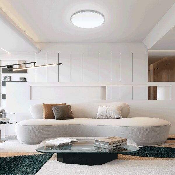 Aigostar - Plafonieră LED pentru baie LED/18W/230V 3000-6000K IP54 + Telecomandă