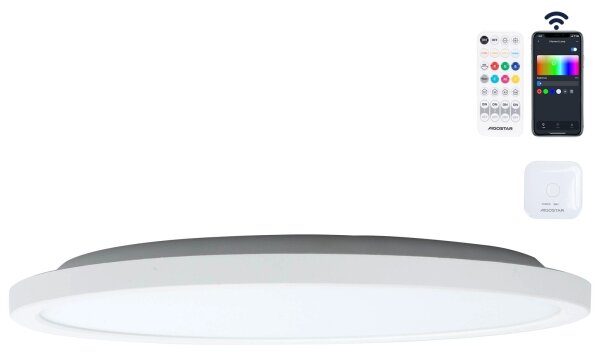 Plafonieră LED RGBW dimabilă Aigostar LED/24W/230V 3000-6500K alb + telecomandă