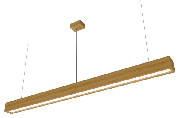 Lustră LED pe cablu LOOK LED/48W/230V 4000K 150 cm stejar APLED