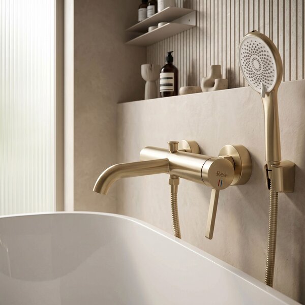 Baterie pentru cadă REA Rivo Brush Gold