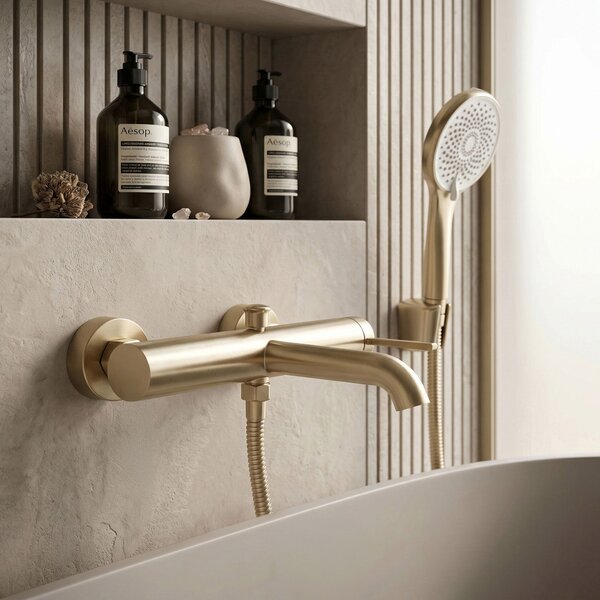 Baterie pentru cadă REA Rivo Brush Gold
