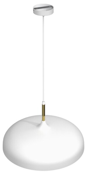 Lustră pe cablu Brilagi ABRAHAM 1xE27/60W/230V d. 45 cm alb
