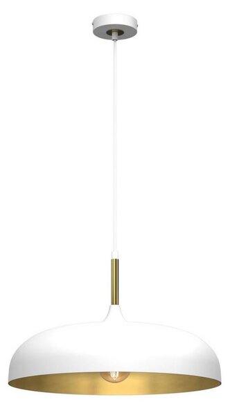 Lustră pe cablu Brilagi ABRAHAM 1xE27/60W/230V d. 45 cm alb