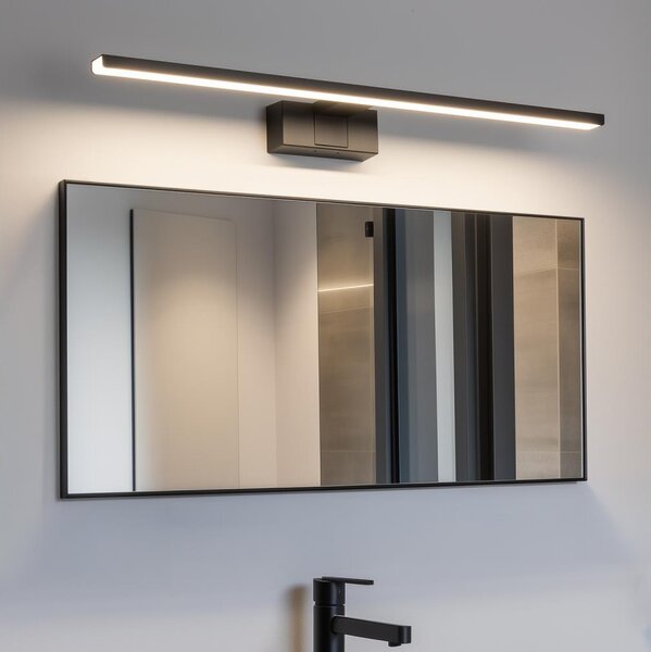 Aigostar - Aplica LED pentru oglindă de baie, 12W, 230V, 4000K, 60 cm, IP44, negru