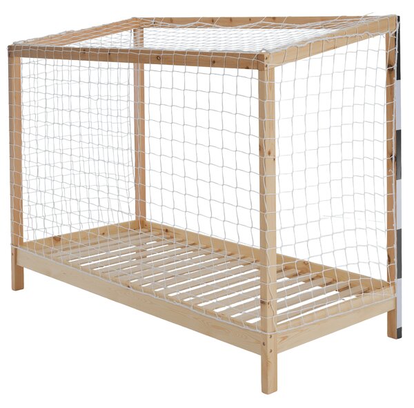KONDELA Pat Montessori, natural/alb/negru, 90x200, FUTAL