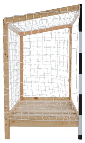 KONDELA Pat Montessori, natural/alb/negru, 90x200, FUTAL