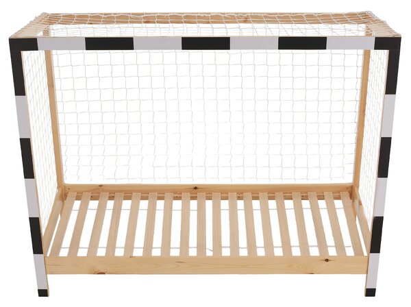 KONDELA Pat Montessori, natural/alb/negru, 90x200, FUTAL