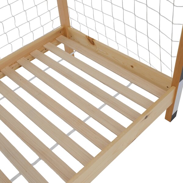KONDELA Pat Montessori, natural/alb/negru, 90x200, FUTAL
