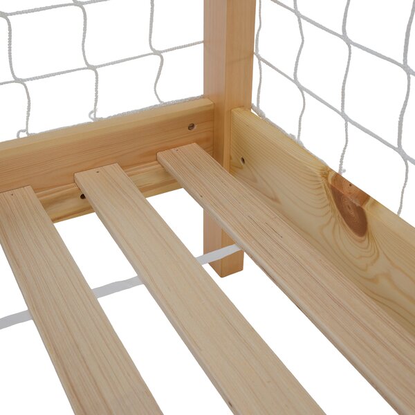 KONDELA Pat Montessori, natural/alb/negru, 90x200, FUTAL