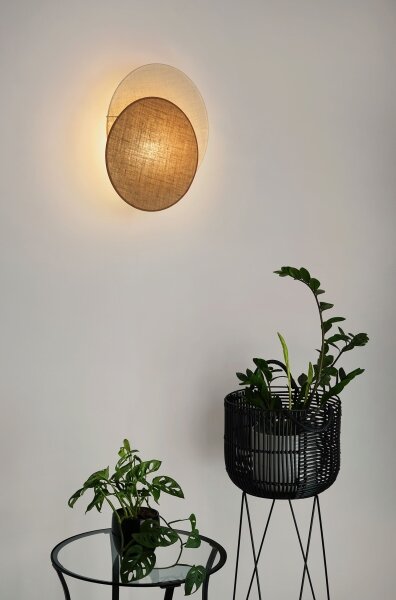Brilagi - Aplica de perete CIRCLES 1xE27/15W/230V 45x45 cm bej/crem