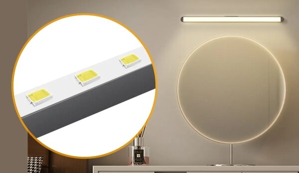 Aplică LED reîncărcabilă dimabilă pentru oglindă Aigostar LED/2,9W/5V