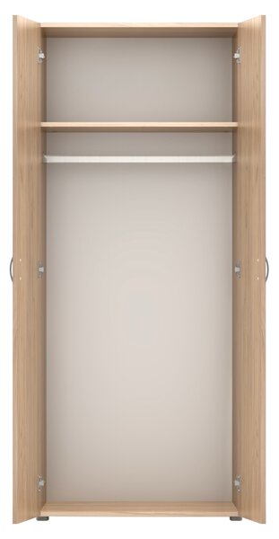 KONDELA Dulap, cu două uşi, stejar craft auriu, RAMSA 2