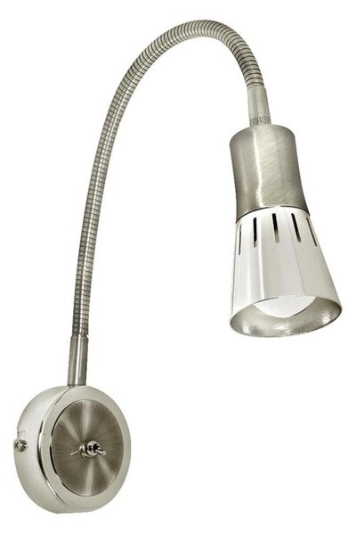 Veioză flexibilă ARENA 1xE14/40W/230V crom