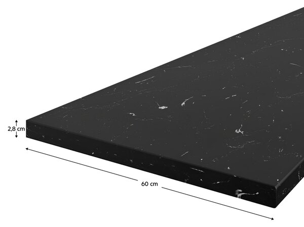 KONDELA Blat de lucru, grosime 3,8 cm, 6499, marmură roma