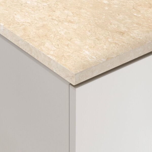 KONDELA Blat de lucru, grosime 2,8 cm, royal beigemarble