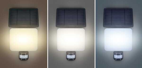 Solight WO785 - Proiector solar LED 11W cu senzor, 3,7V 4400mAh IP54