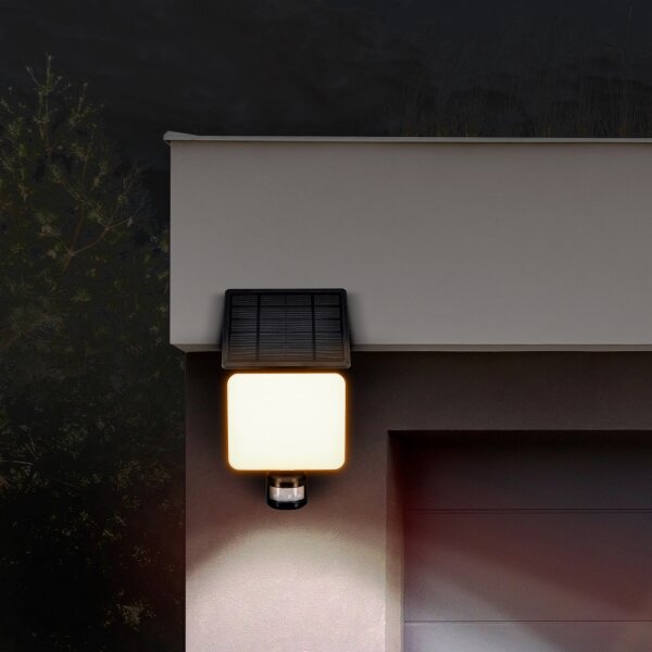Solight WO785 - Proiector solar LED 11W cu senzor, 3,7V 4400mAh IP54