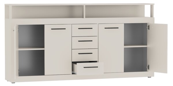 KONDELA Comodă combinată, caşmir, LUNYSA