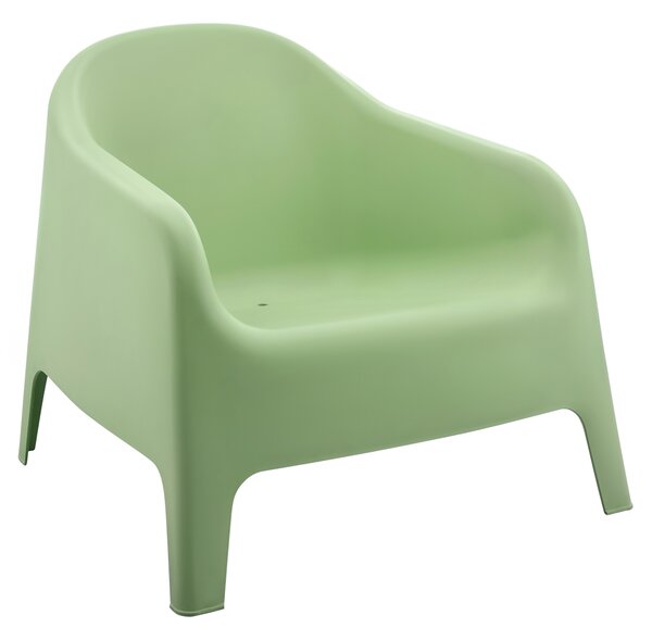 KONDELA Scaun stivuibil, verde, plastic, SOKRA NEW