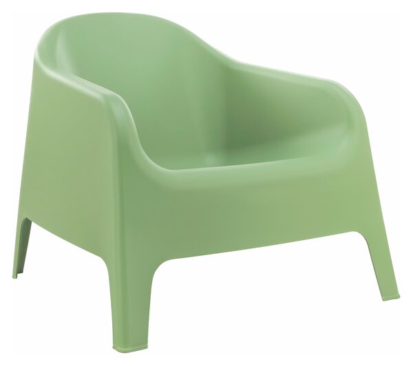 KONDELA Scaun stivuibil, verde, plastic, SOKRA NEW