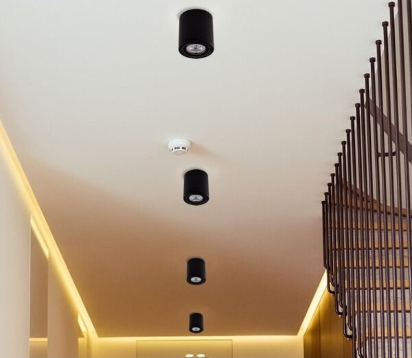 Spot LED TUBA 1xGU10/5W/230V 2700K negru