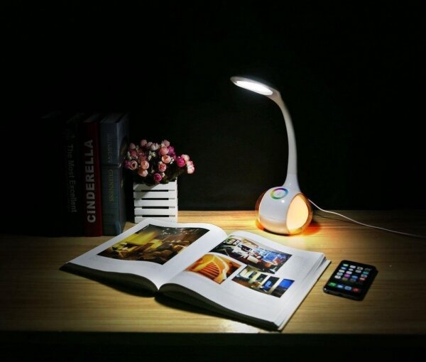 LED RGB Lampă de masă dimmabilă LED/7W/230V alb