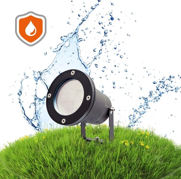 Lampă LED RGBW dimmabilă de exterior BLAKE 1xGU10/4,8W/230V IP65 + telecomandă