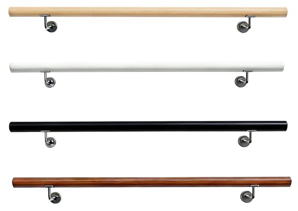 KONDELA Bară/balustradă, lemn masiv, maro, 100 cm, MANEL TYP 1
