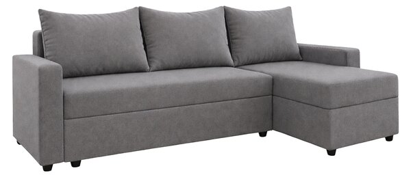 KONDELA Colţar reversibil, gri, PAULITA NEW